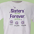 Sisters Forever Personalized T-shirt 31962X