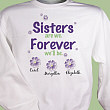 Sisters Forever Personalized Sweatshirt 51962X