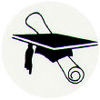 Black Foil Graduation Seals G11989