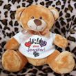 Wild About Personalized Teddy Bear