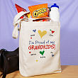 Proud of My...Personalized Canvas Tote Bag