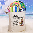 Retired and Loving It Personalized Canvas Tote Bag 812332