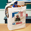 American Pride Personalized Photo Tote Bag
