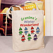 Winter Wonderland Personalized Canvas Tote Bag
