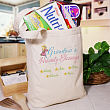 Heavenly Blessings Personalized Canvas Tote Bag