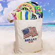 American Pride Personalized Canvas Tote Bag 823632