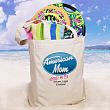 American Mom Personalized Canvas Tote Bag