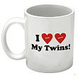 I Love My Twins Personalized Mug