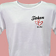I'm Taken Personalized Scoop Neck T-shirt 912632X