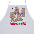 Candy Sweetheart Bears Personalized Valentine Apron