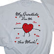 Love Me This Much Valentine Sweatshirt 5500X