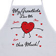 Loves Me This Much Personalized Valentine Apron 85007