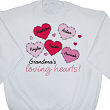 Loving Hearts Valentine Sweatshirt 5523X