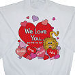 No Lion Valentine Personalized Sweatshirt 5521X