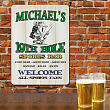 Personalized 19th Hole Sports Bar Wall Sign