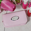 Pink Leather Personalized Manicure Set 8522600