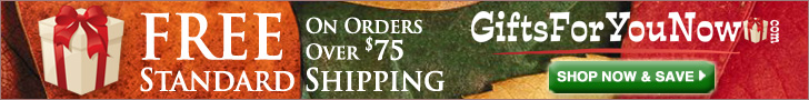 GiftsForYouNow.com Free Shipping over $75 728X90