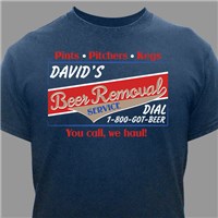 beer removal service shirt