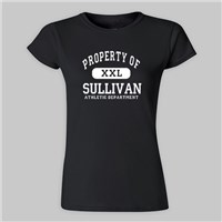 property of athletic department t shirt