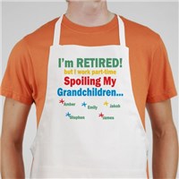 Personalized Grandma Apron Personalized Retirement Apron from