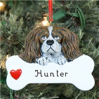 king charles spaniel garden ornament