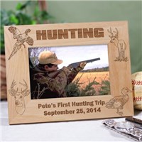 Hunting Picture Frame Engraved Hunting Picture Frame