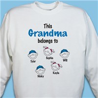 this grandma belongs to sweatshirt