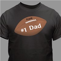 Custom Printed Football Fan Tshirt Personalized Football Tee Shirt from