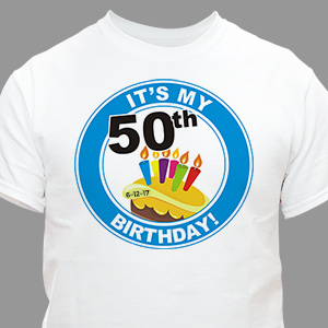 custom 50th birthday shirts