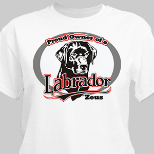 yellow labrador t shirt