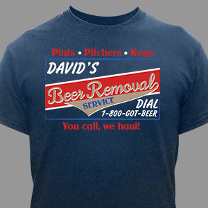 beer removal service shirt