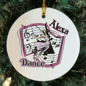 Ballerina Christmas Ornament