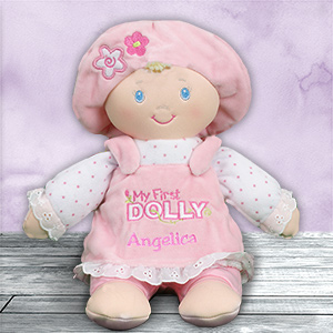 Personalized My First Dolly | Unique Baby Shower Gifts