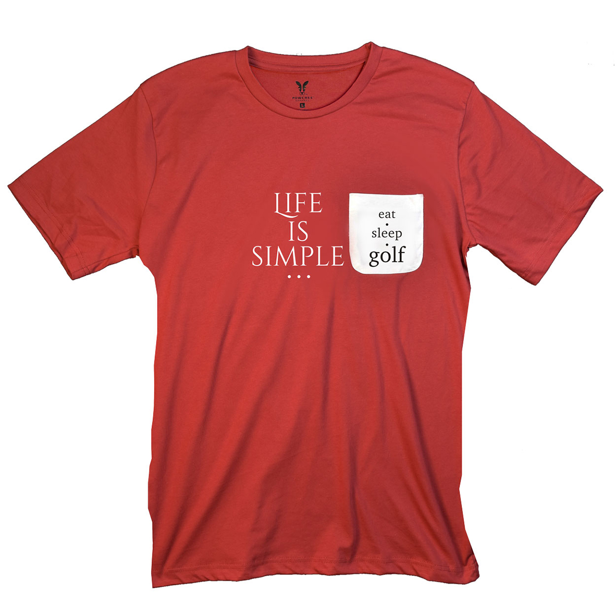 Life Is Simple Pocket T-Shirt | Powches.com