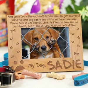 Download Dog Memorial Picture Frame - Have you a Dog in Heaven ...