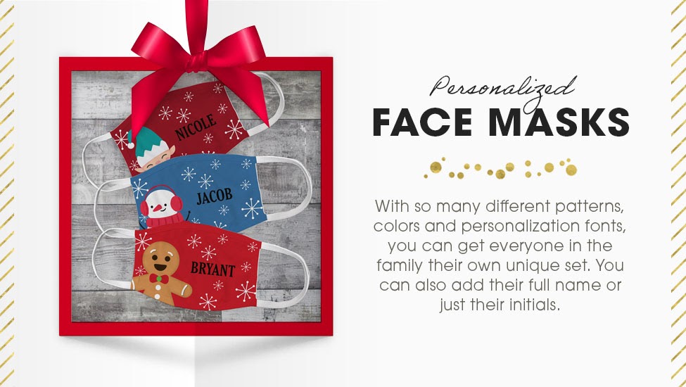 personalized face masks
