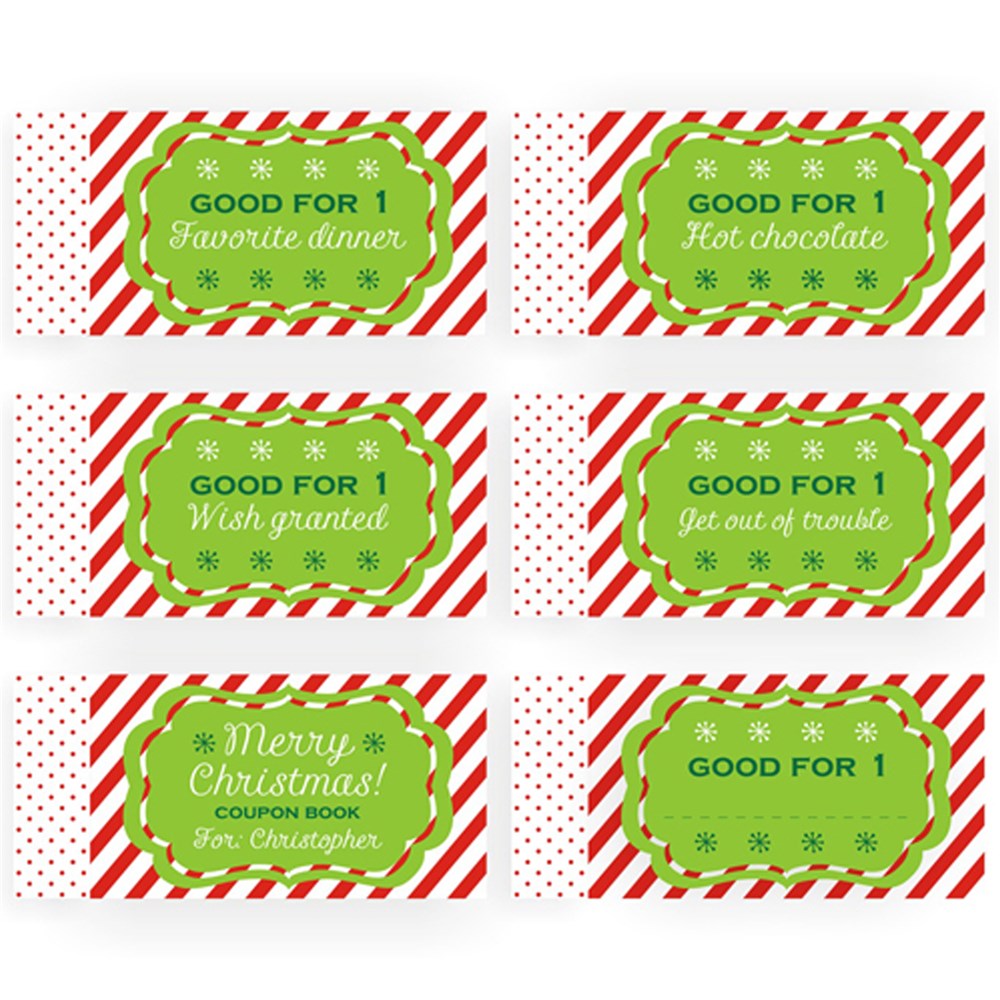 Personalized Christmas Coupon Book | GiftsForYouNow