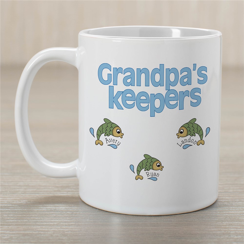 Personalized Grandpa's Keepers Coffee Mug