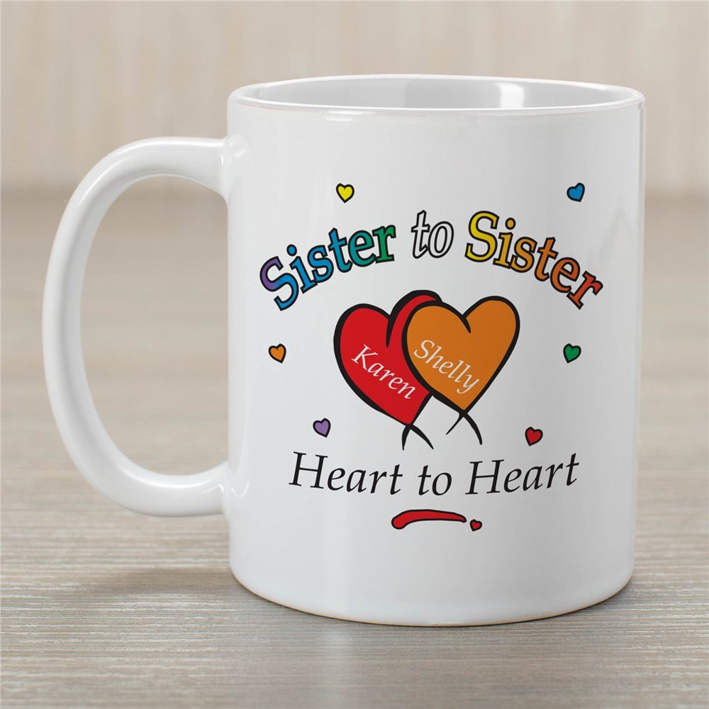Sister To Sister Personalized Mug Tsforyounow 