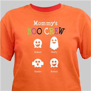 Personalized Boo Crew Orange T-Shirt 310515ORX