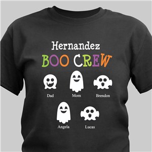 Boo Crew Personalized T-Shirt | Personalized Halloween Shirts