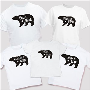 Papa Bear Personalized T-Shirt