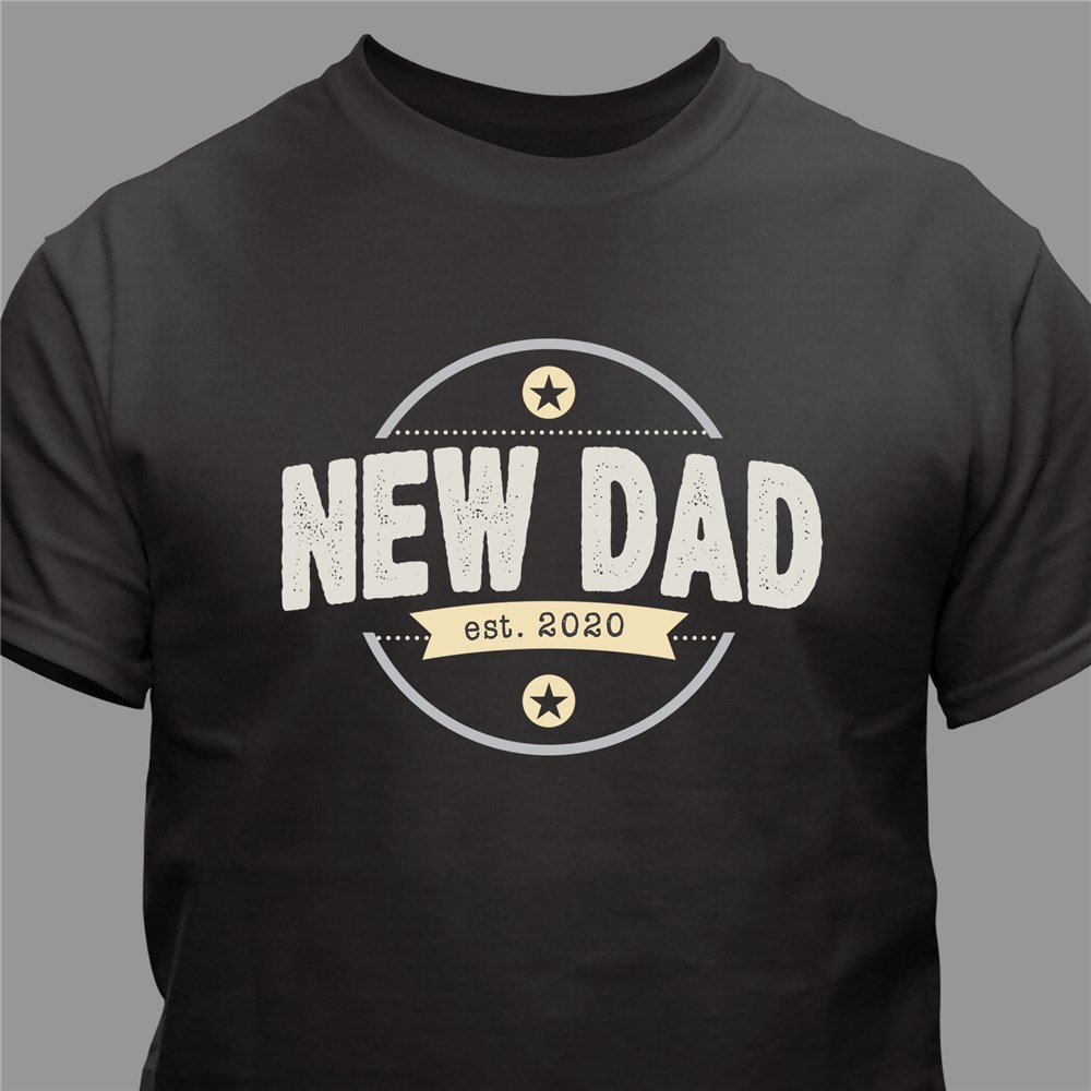 Personalized New Dad T Shirt Tsforyounow