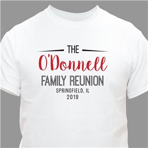 reunion shirt shirts personalized name custom giftsforyounow script