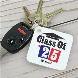 Personalized Class Of Graduation Key Chain | Graduate Gifts