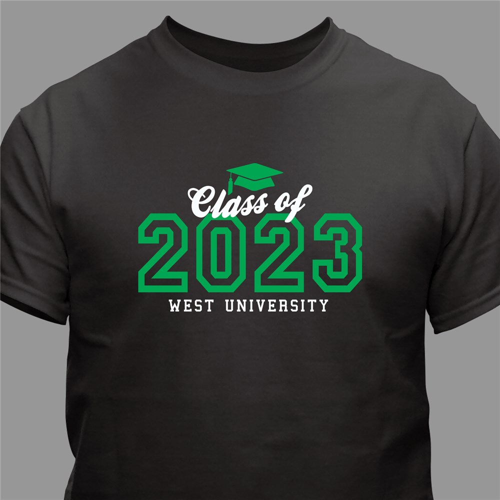 Personalized Graduation Year T-Shirt | GiftsForYouNow