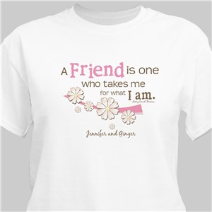 Personalized Friendship T-Shirt | GiftsForYouNow