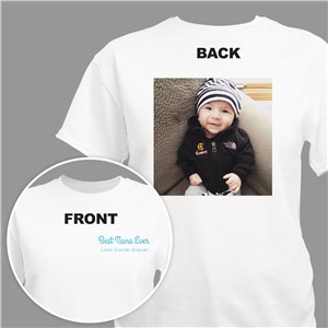 Personalized Double-Side Photo Message Shirt 322549x
