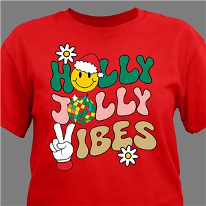 Holly Jolly Vibes Red T-Shirt 323034X