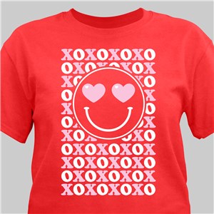 Smiley Face XOXO Red T-Shirt 323209X